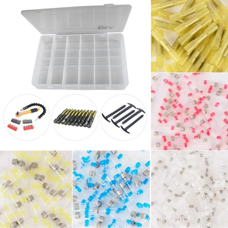 Transparent Plastic Storage Box Multi-grid Component Screw Hardware Tool Case Jewelry Dropshipping | Инструменты