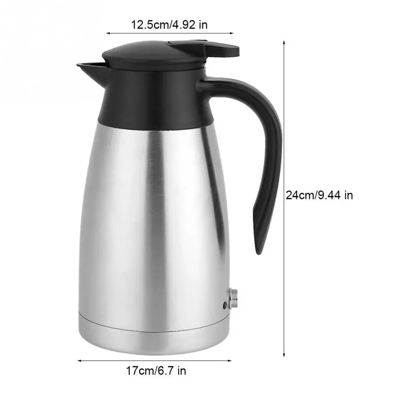 

12V/ 24V 1000ml Car Electric Kettle Auto Shut Off Boiling Mug Water Heater Kettle Water Heating Boiling Pot
