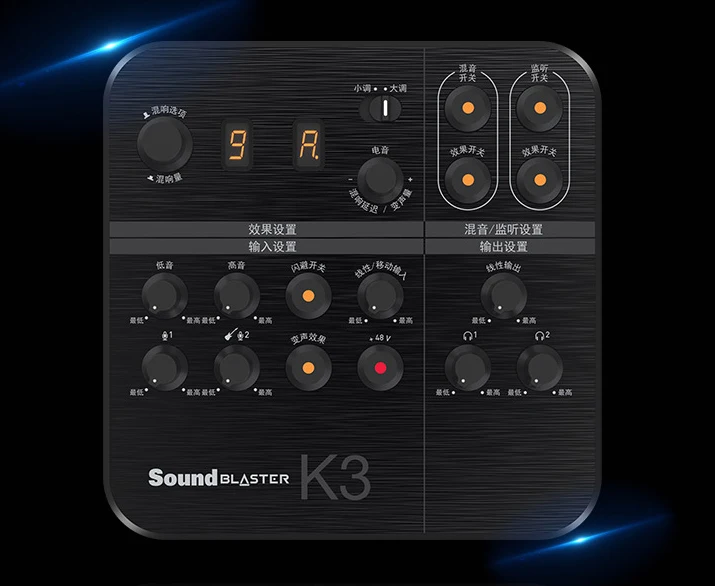 Микрофон Takstar PC-K200 + звуковая карта CreativeK3 USB для записи песен и трансляций с аудио-кабелем.