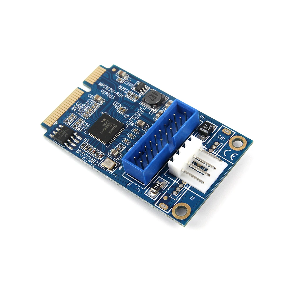 Мини адаптер PCI E к USB 3 0 мини Плата расширения PCIE 20Pin/19Pin Pci e 0|Компьютерные кабели и