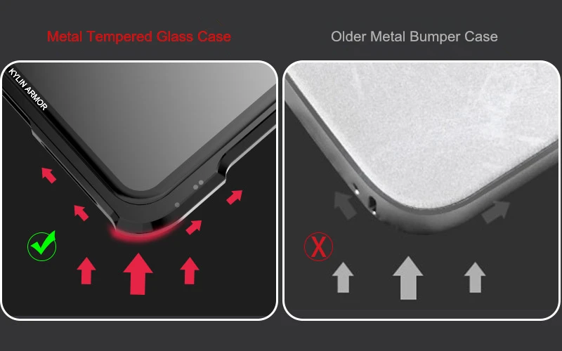 Oppo RX17 Pro Бампер R17Pro телефонные чехлы Алюминиевый металлический каркас бампер с