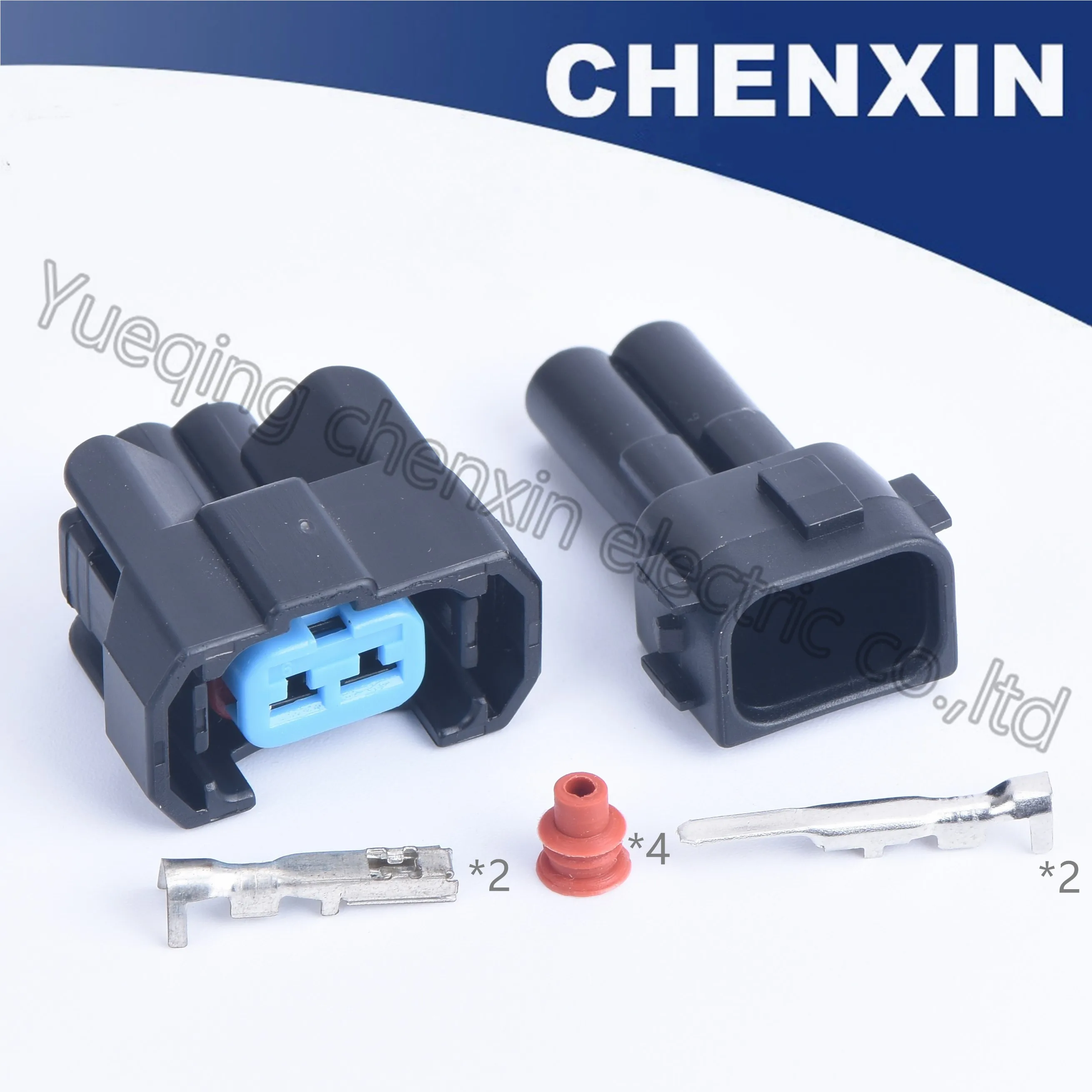 

Black 2 pin Accords NH1B waterproof auto connectors,2.2(Male female) ,including the terminal and seal waterproof plugging