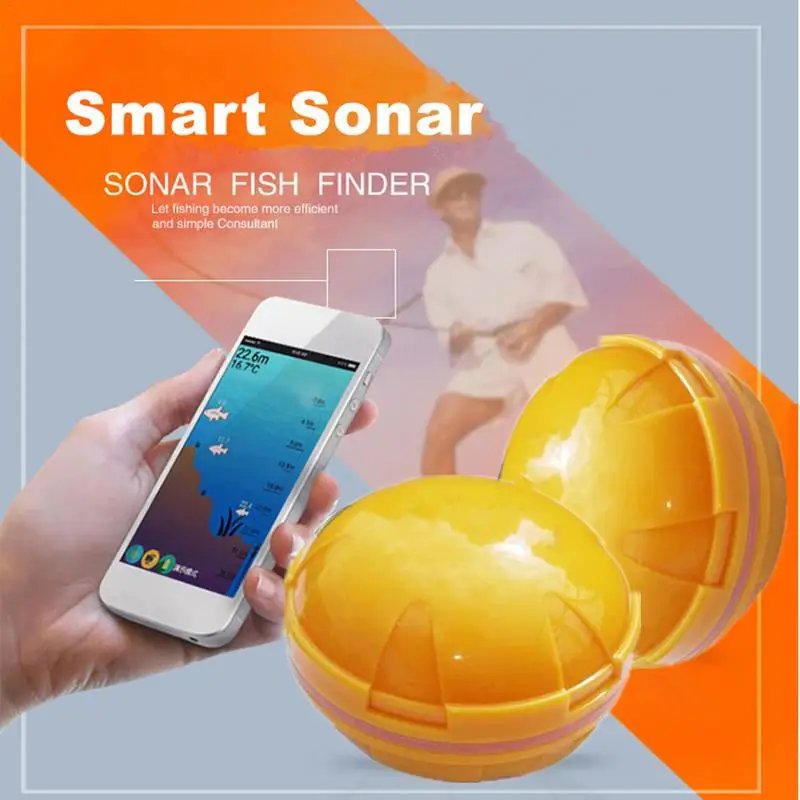 Fish Finder Underwater Portable Sonar Fish Finder Wireless Bluetooth Depth Sea Lake Fish Detect Smart Fish Finder IOS Android Fish Finder Underwater Portable Sonar Fish Finder Wireless Bluetooth Depth Sea Lake Fish Detect Smart Fish Finder IOS Android