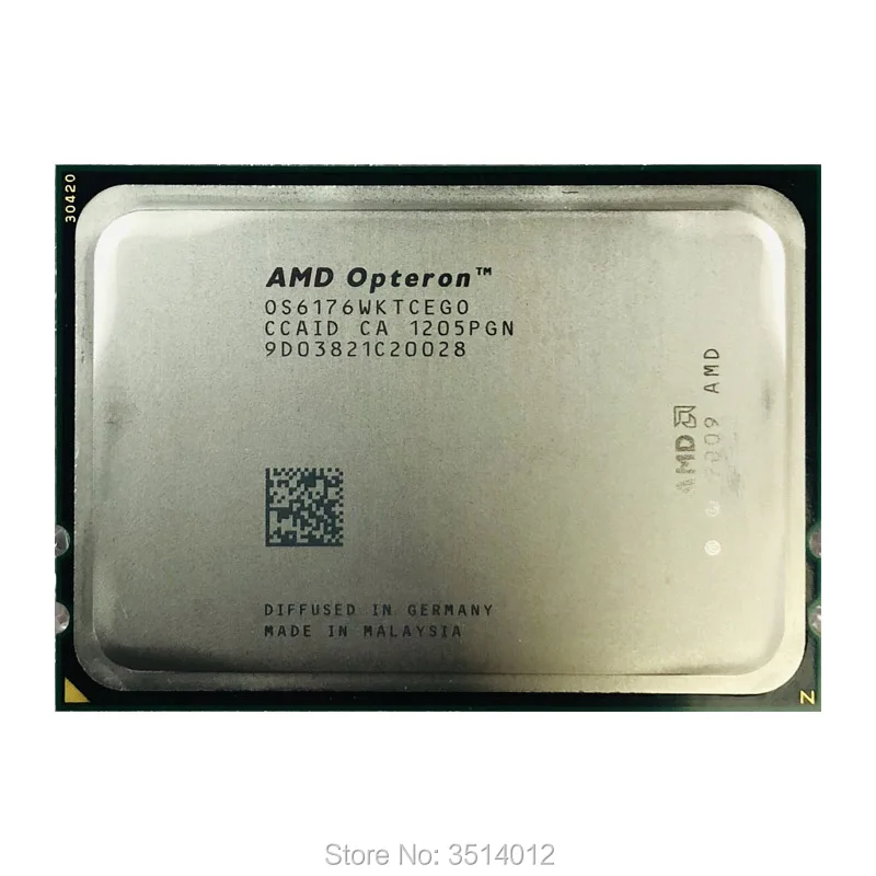 AMD Оптерон 6176 Op 2,3 ГГц Б/У Двенадцатиядерный двенадцатипоточный процессор 115W CPU Processor OS6176WKTCEGO Socket G34.
