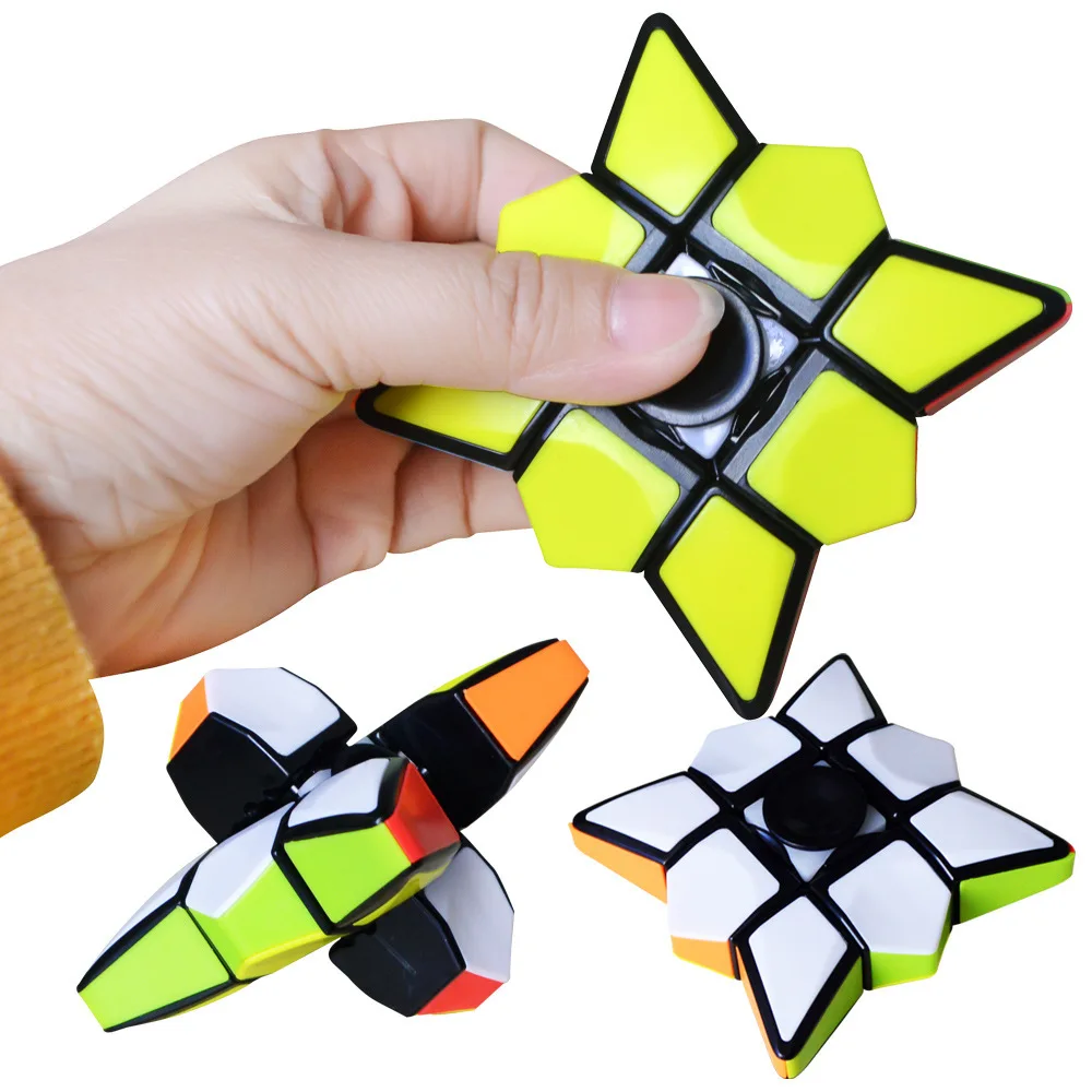 Палец флоппи 1x3x3 головоломка куб Qiyi кубик Спиннер игрушки для детей волшебный