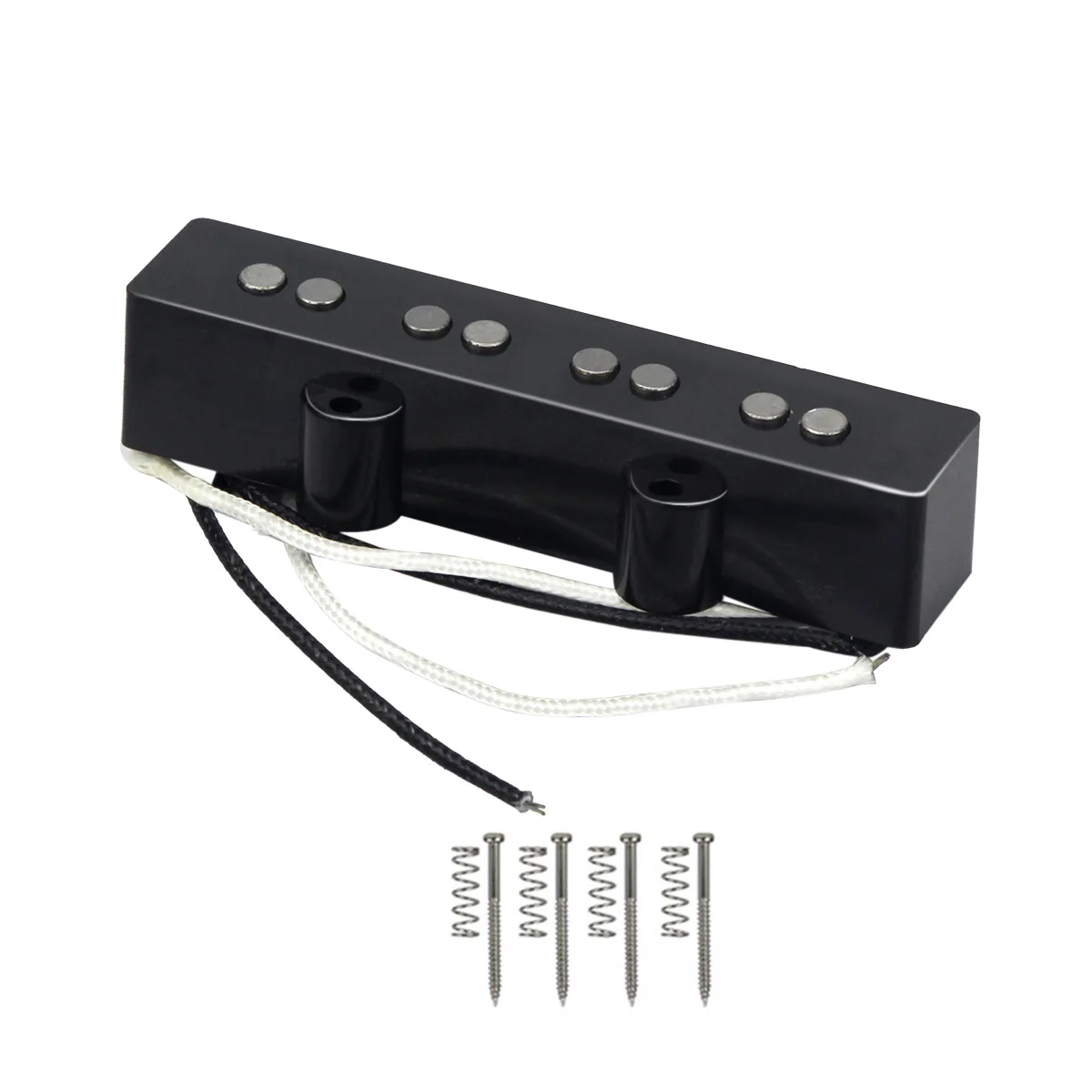Новый Открытый Alnico 5 JB J Бас Пикап шеи черный для 4 струн бас стиль Запчасти