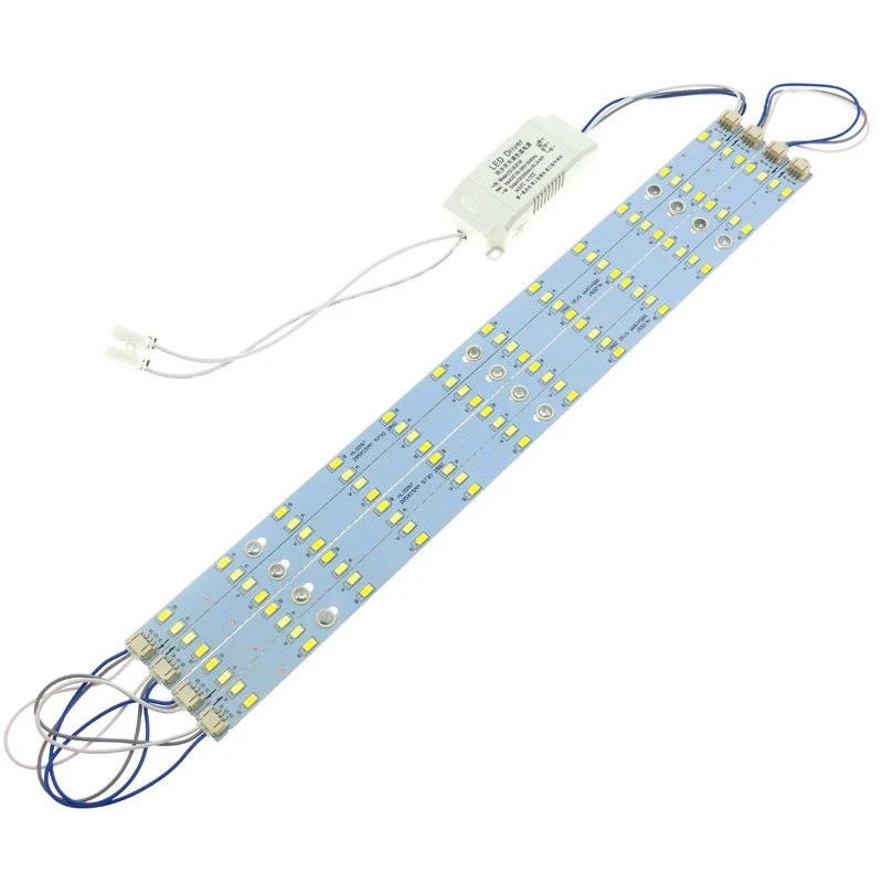CLAITE 24 W AC165-250V SMD5730 светодиодный бар жесткая свет с Мощность драйвер чистый белый +