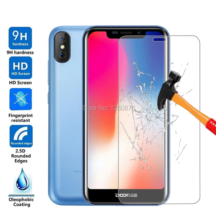 Закаленное стекло Для Doogee X70 Взрывозащищенная защитная пленка на мобильный
