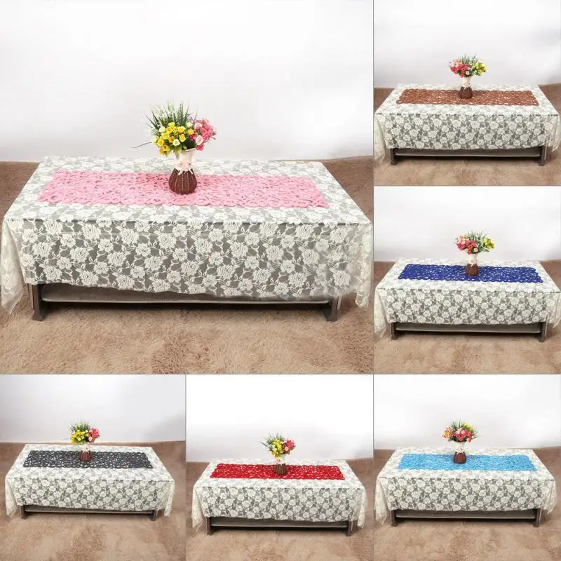 Прямоугольные войлочные бегуны для стола современный полый стол украшения дома