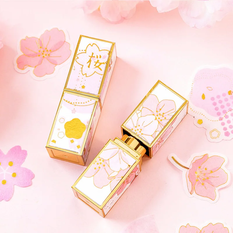 Kawaii наклейки с рисунком вишня Новинка клейкие милые фольгированные канцелярские