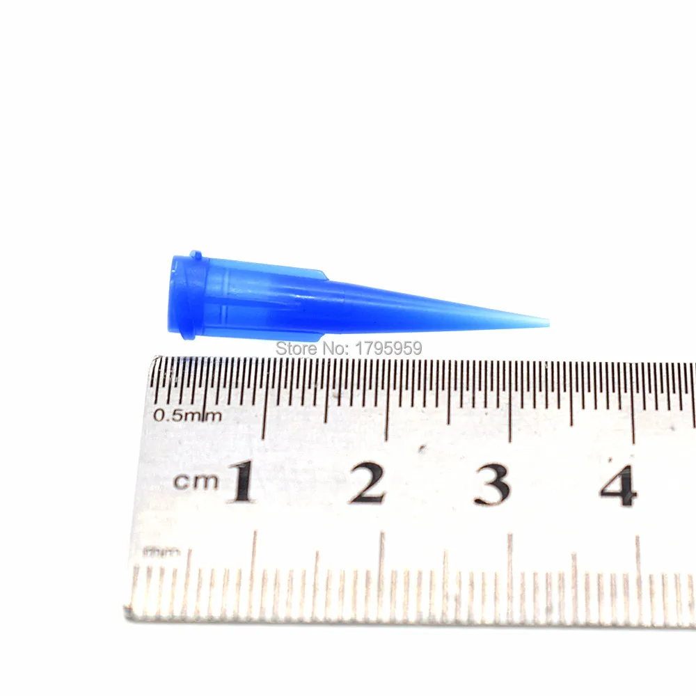 100 шт. 22 г пластиковые конические дозирующие наконечники Клей Дозатор иглы