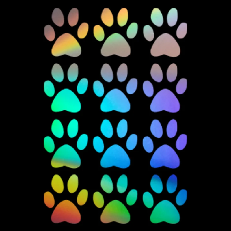 Виниловая наклейка на стену в виде забавных собачьих лап