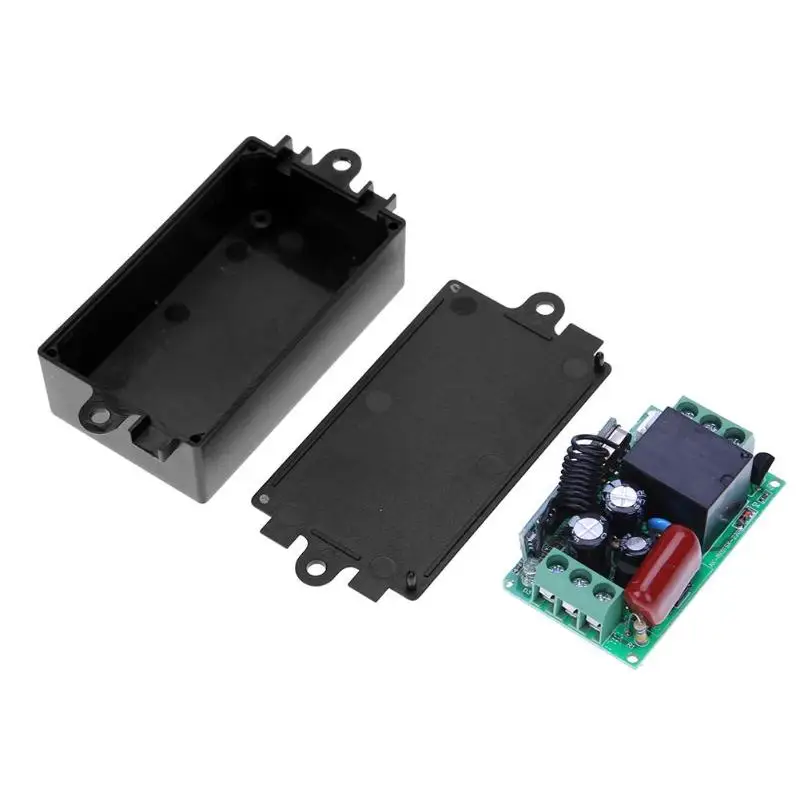 Приемник и 2 передатчика 220 V 1CH RF беспроводной пульт дистанционного управления