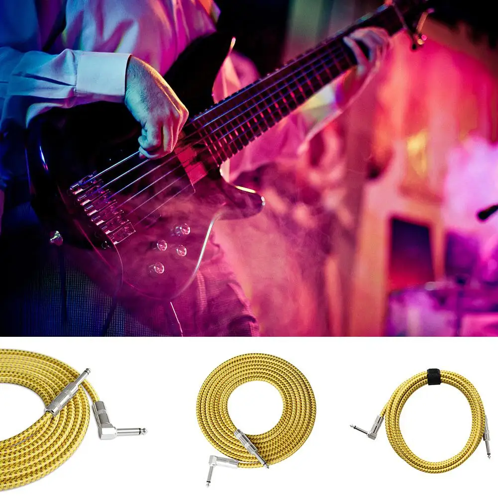 Flanger 3 метра 6 метров электрическая гитара бас кабель Шнур прямо вправо 5 мм вилки