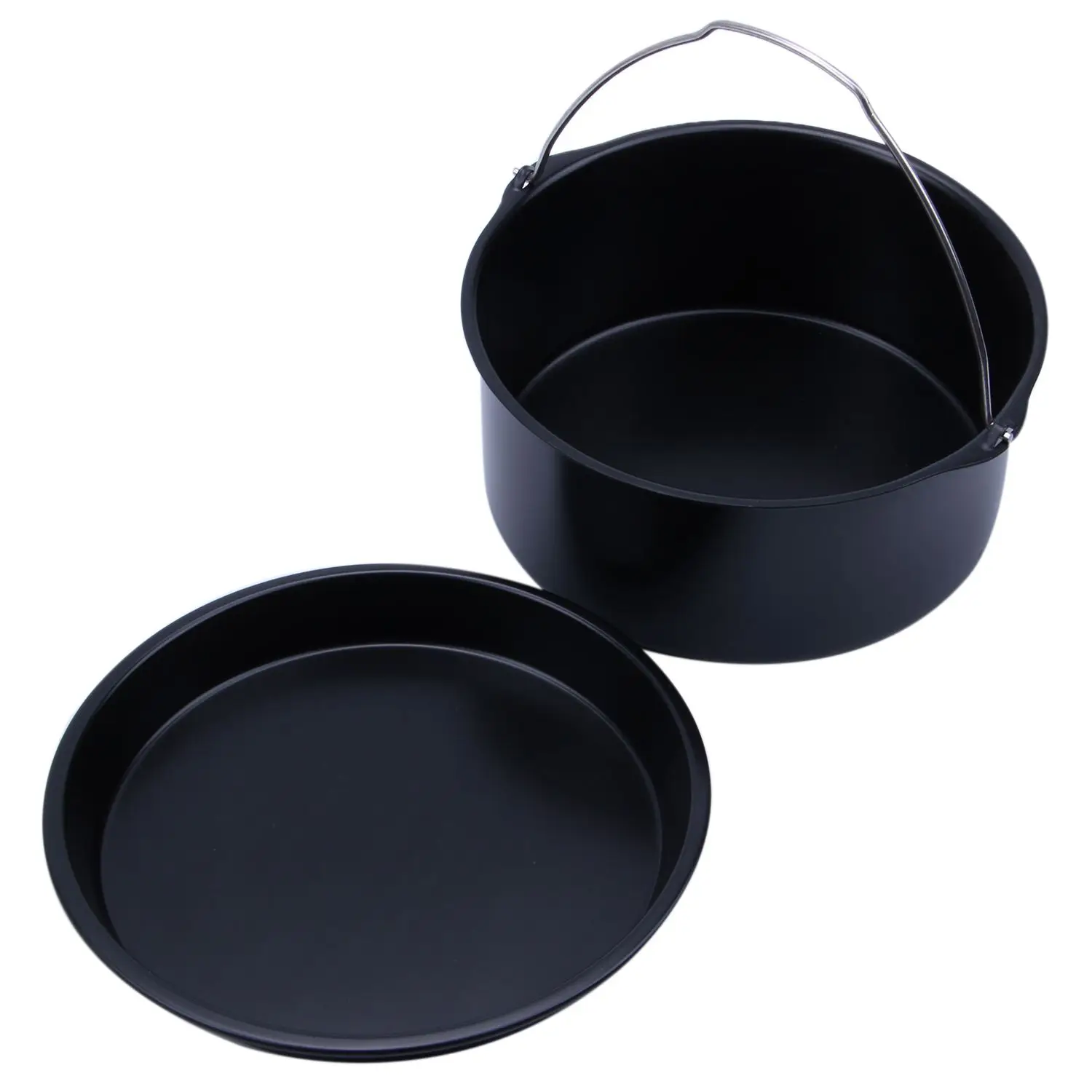 EAS-Air Fryer Accessories Set of 10 pcs Fit all Standard Air 3.7QT- 5.3QT- 5.8QT 7 Inch |