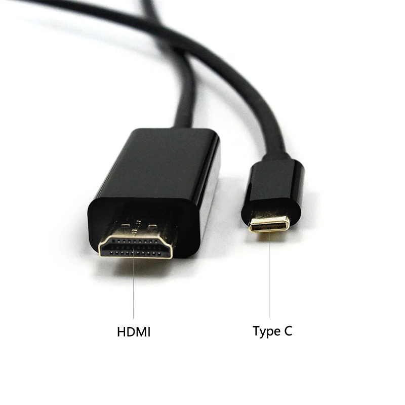Кабель USB C к HDMI 4K кабель типа Thunderbolt 3 для Huawei Mate 20 MacBook 2018 Pro Samsung S9 HDMI|Компьютерные