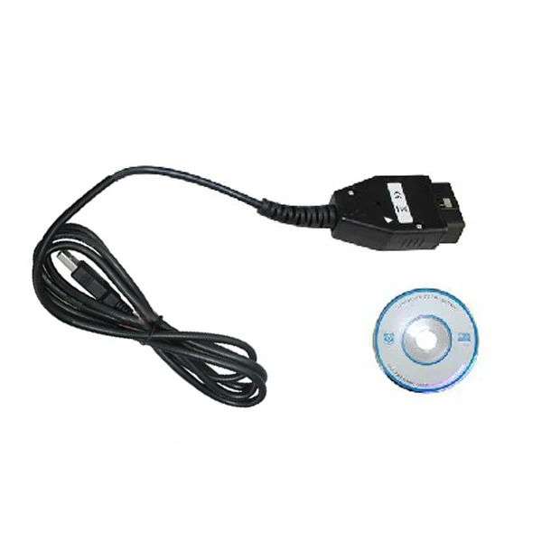 VagCOM USB интерфейс 409 1 KKL OBD2 кабель для VW AUDI черный тестирования портативный
