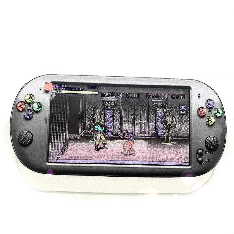Powkiddy 7 дюймовая игровая консоль портативная поддержка видеоигр Neogeo Arcade с 1500