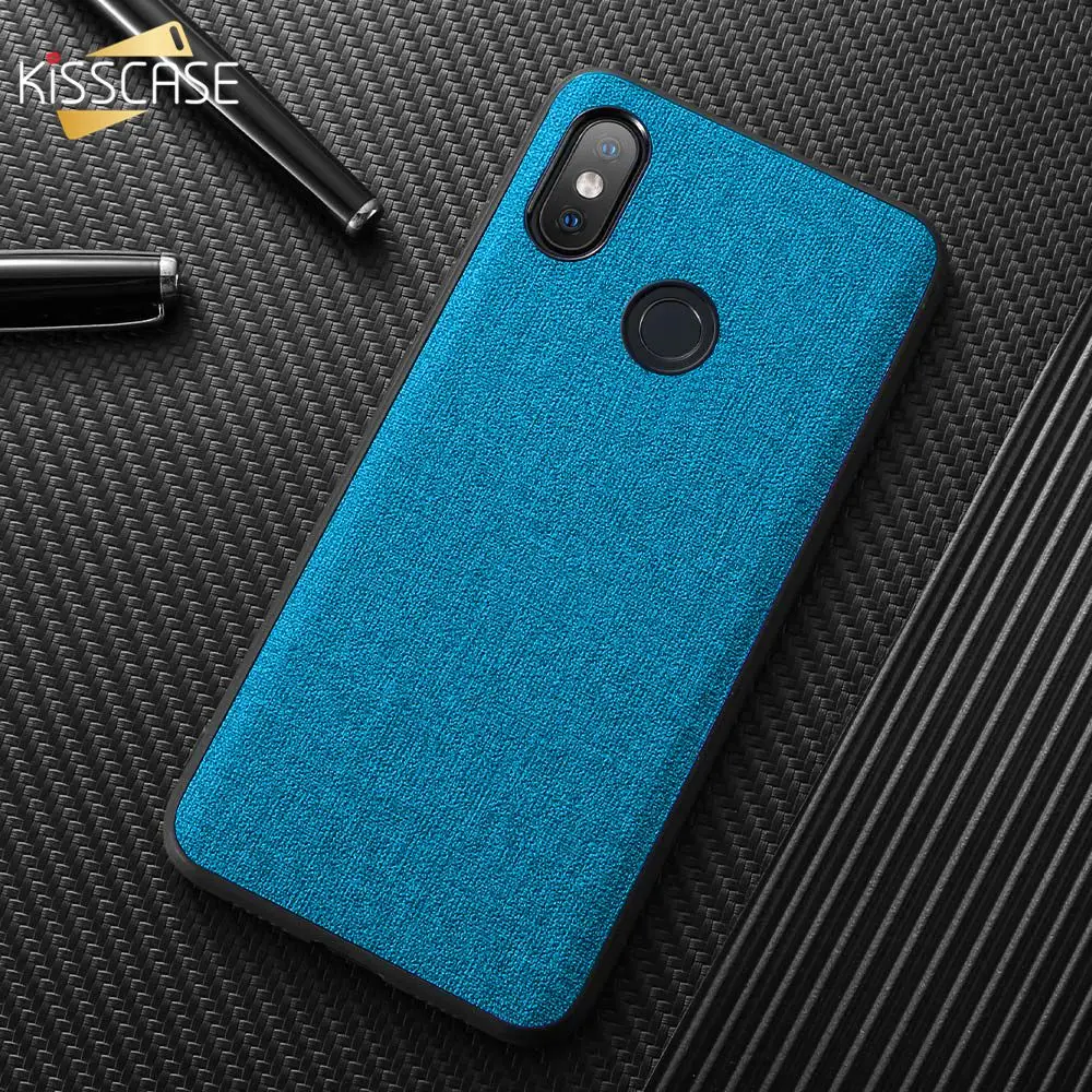 Тканевый чехол KISSCASE для телефона Xiaomi Mi 8 Lite 9 SE Play A1 A2 Pocophone F1 деловые Чехлы Redmi Note 5 7 6