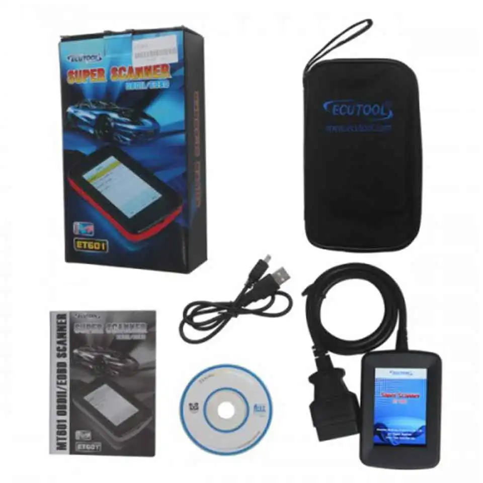 Новый OBD2 сканер ET601 ECU OBDII/EOBD ЖК Автомобильные диагностические инструменты obd 2 ET 601