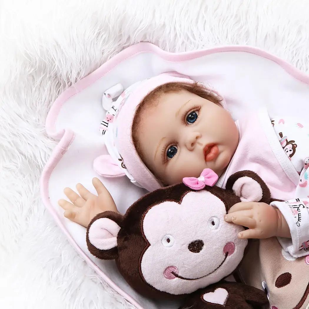 Кукла NPK Reborn Baby Реалистичная кукла для новорожденной девочки Boneca милая розовая