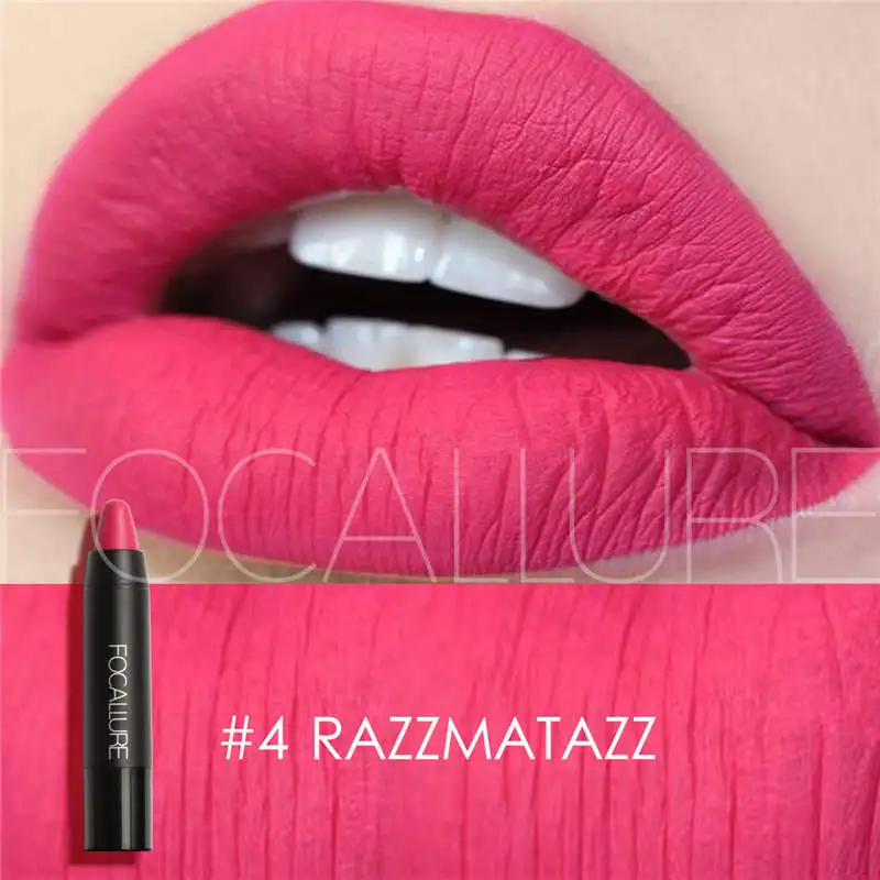 FOCALLURE 19 цветов матовый водостойкий стойкий косметический макияж телесный Lipsticke |