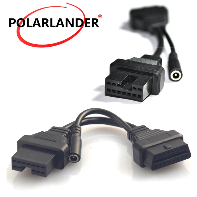 12pin к 16pin кабель для автомобильного сканера M itsubishi OBD2 сервисный адаптер Авто