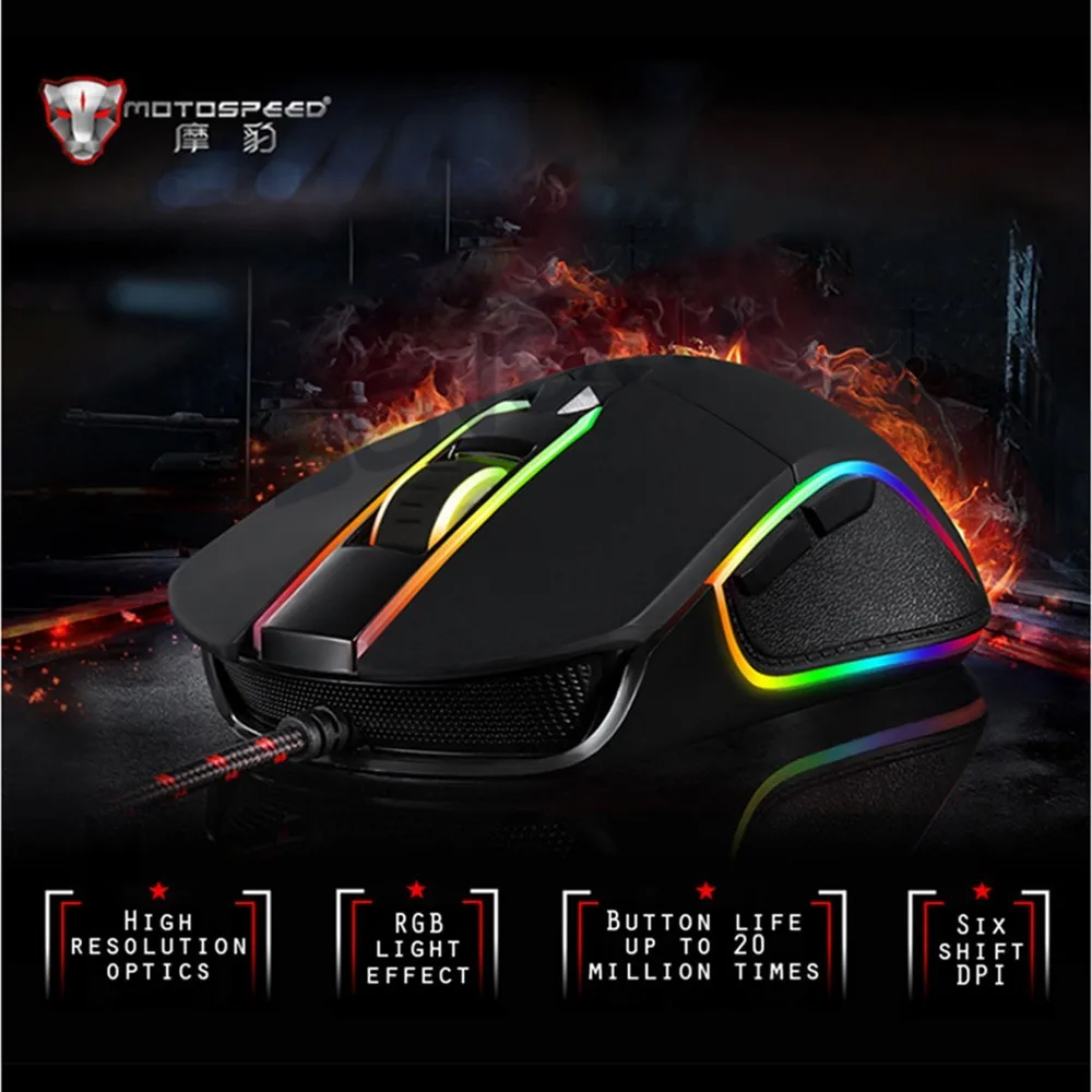 Механическая игровая клавиатура CHUYI с RGB подсветкой портативная мини для ПК PS4