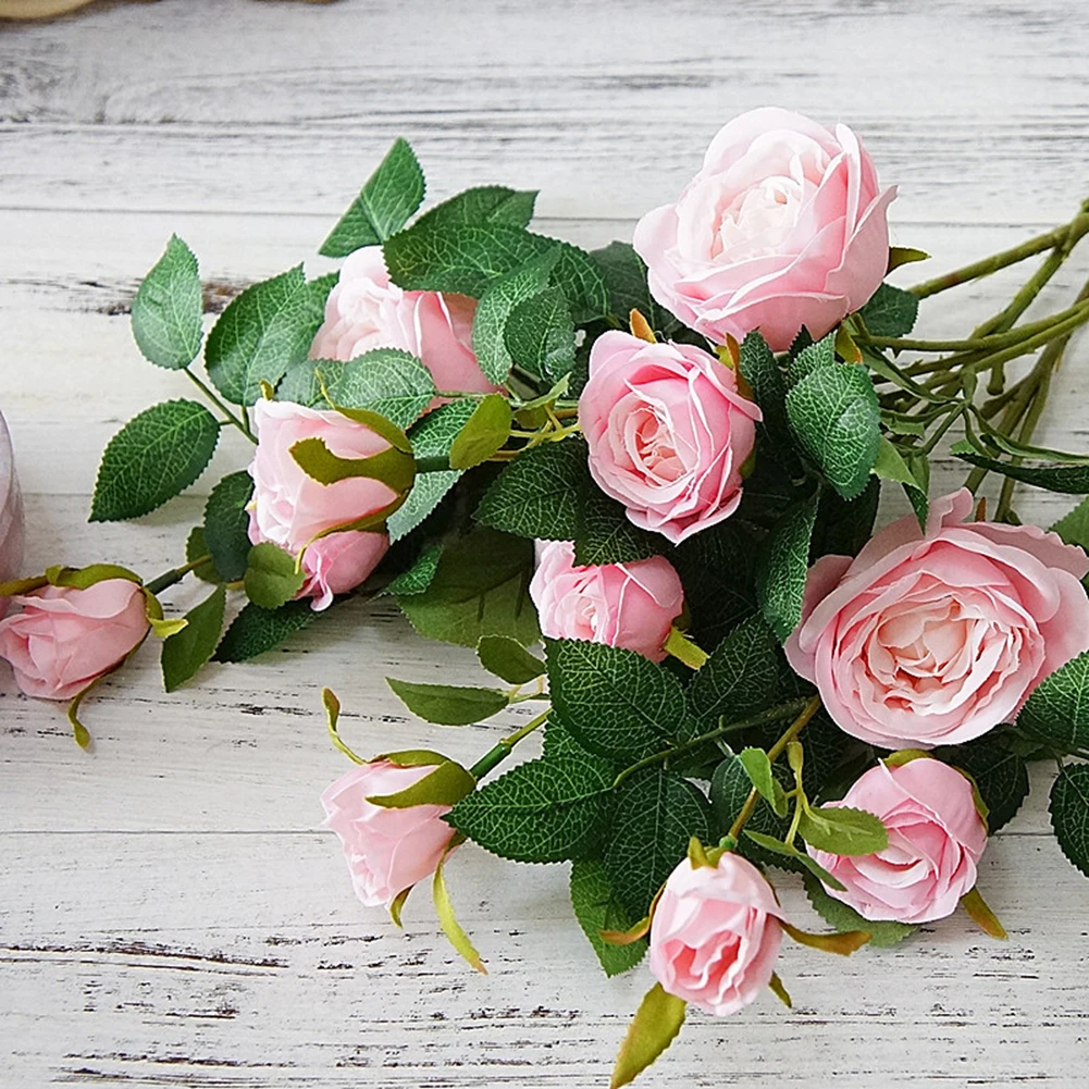 Новый 1 шт. искусственный цветок Роза сад свадебная композиция вечерние DIY Декор