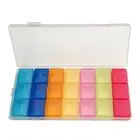 1 шт. 7 дней Еженедельные таблетки, капсулы, медицинский препарат Коробка Чехол Органайзер держатель для хранения Чехол Контейнер Чехол Коробка для таблеток разветвители