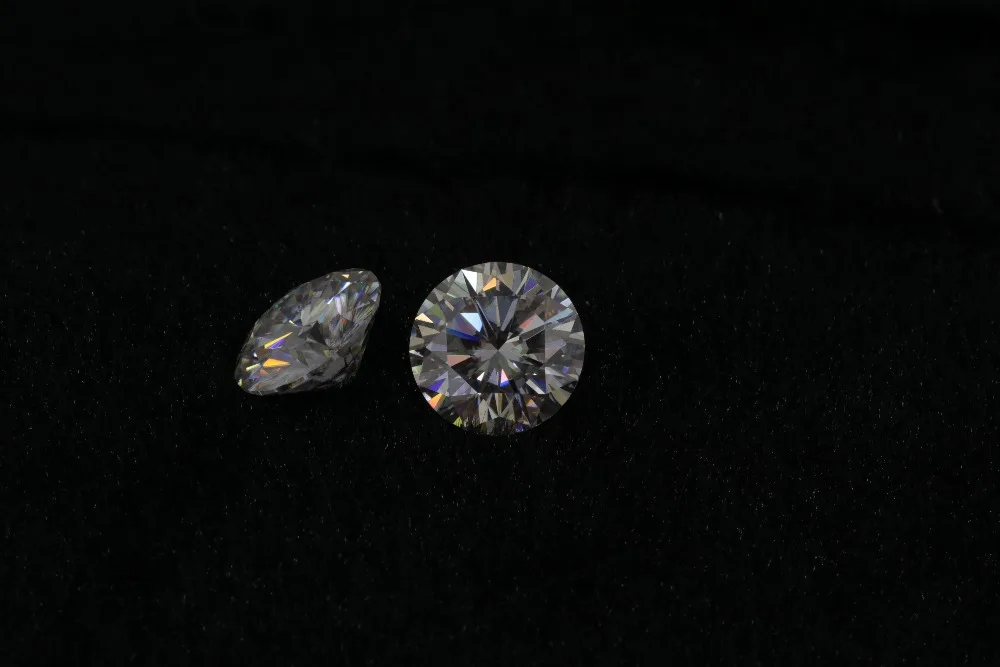 Lab выросшие бриллианты свободный драгоценный камень с муассанитом 0 8 ct Цвет GH 6 мм