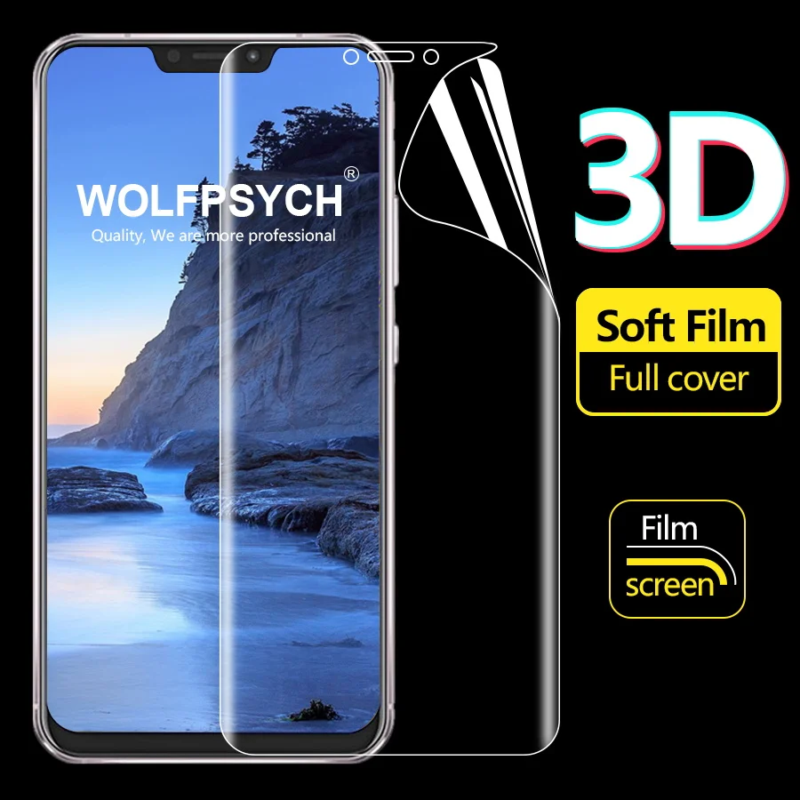 WOLFPSYCH мягкая защитная пленка на весь экран для Asus Zenfone ZB633KL ZB601KL ZB631KL Гидрогелевая