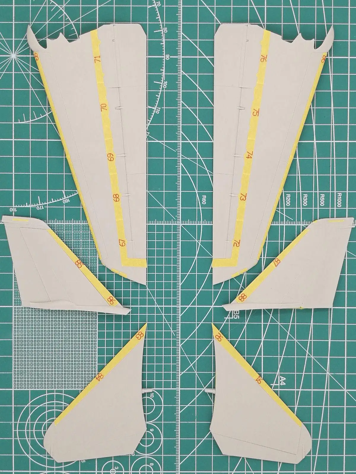 Гибкая маска для GALAXY 1/48 D48004 F-14A Tomcat моделей Tamiya 61114 | Игрушки и хобби