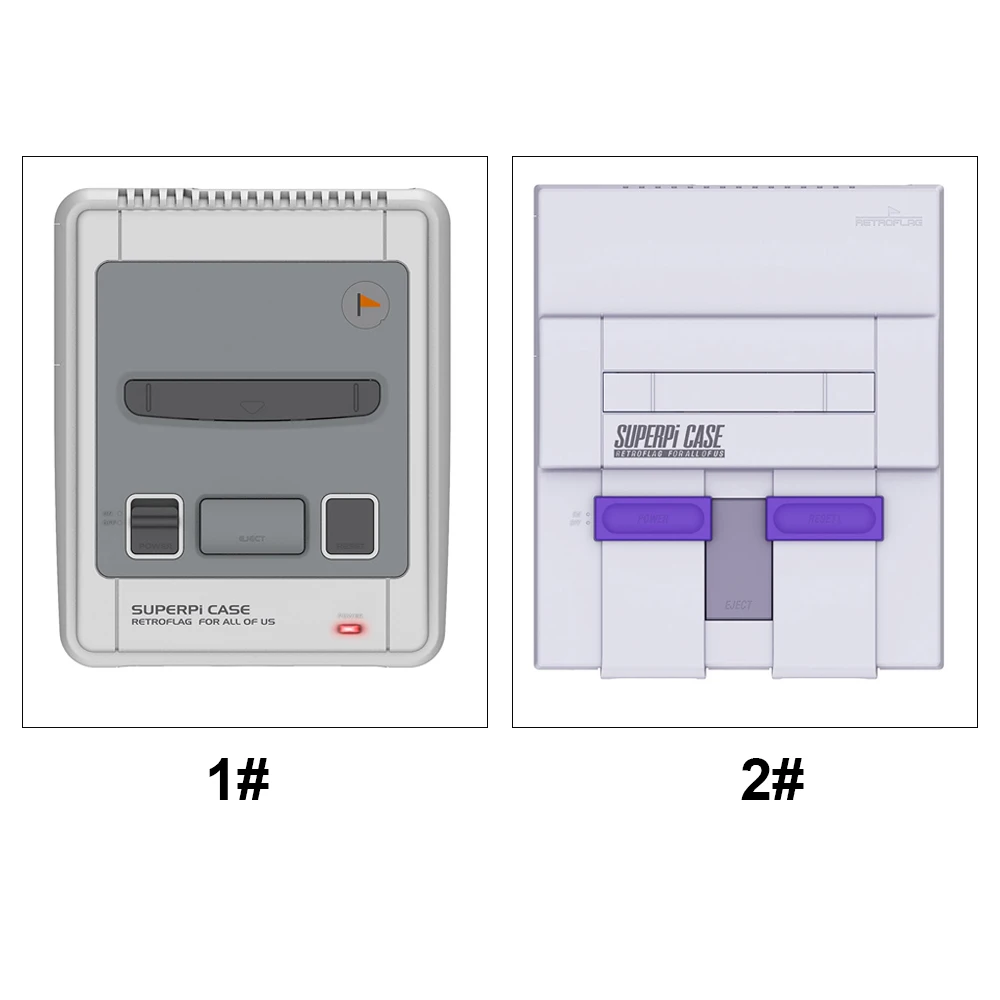 Чехол Retroflag SUPERPi чехол для видеоигр Raspberry Pi 3B + 2B Deluxe Edition с переключателем