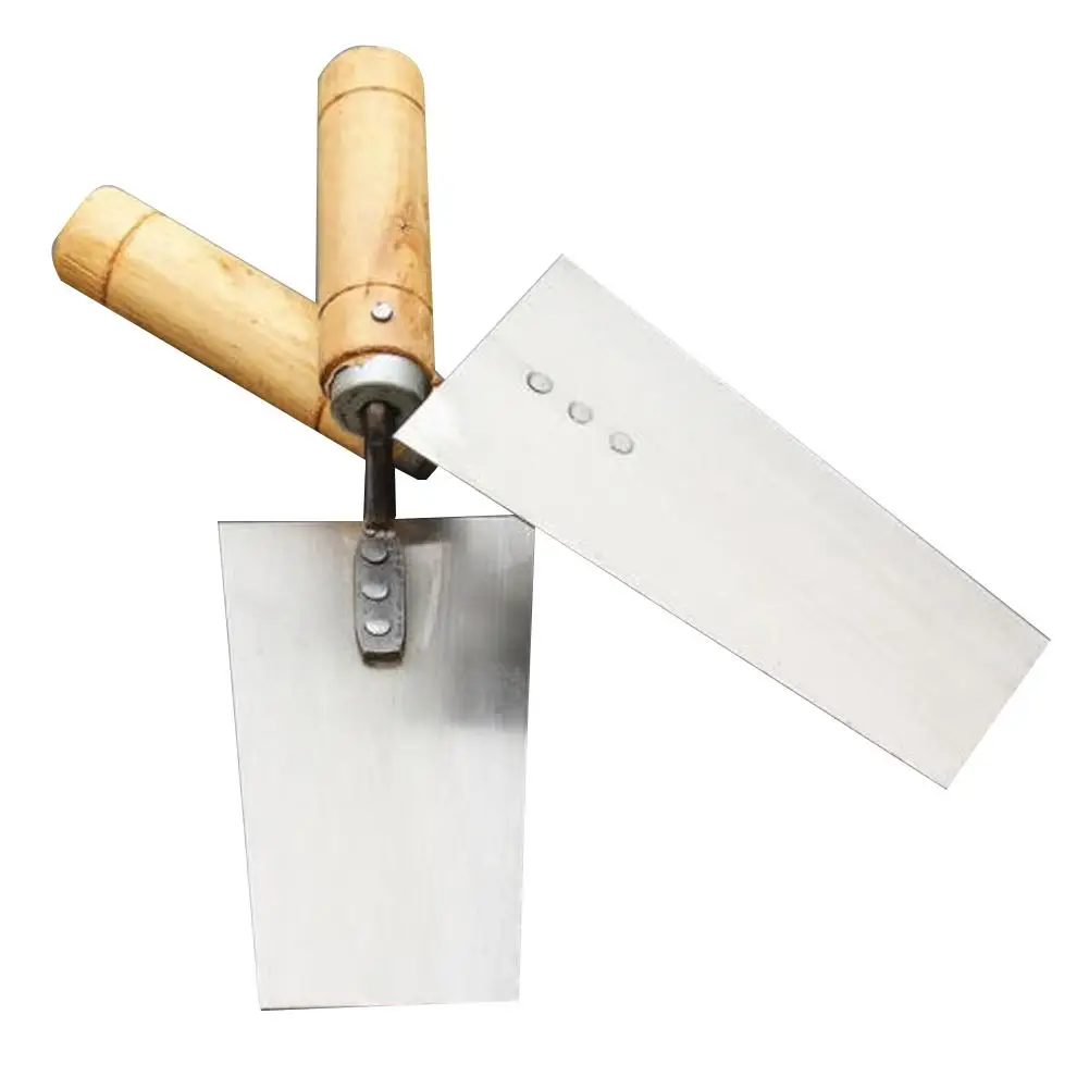 Небольшой Поплавковый шпатель для цемента ковш из нержавеющей стали отделочный