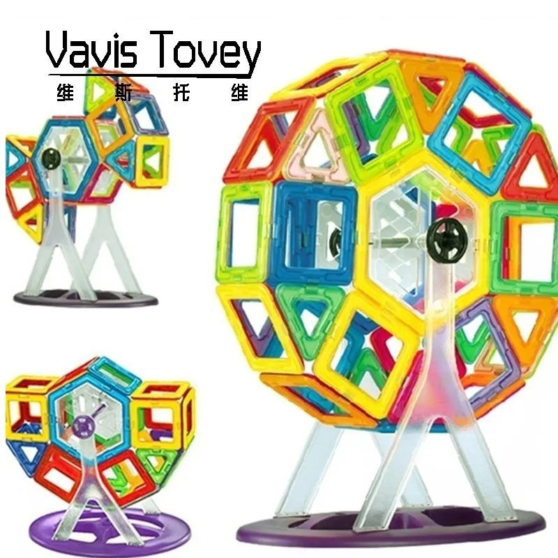 Vavis Tovey большие строительные блоки колесо обозрения кирпич дизайнер просветить