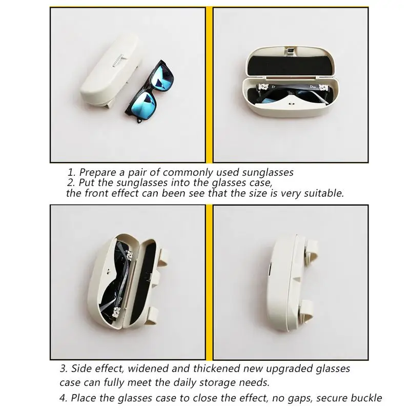 

Hot Car Glasses Box Storage Holder Sunglasses Case For BMW X1 X3 F25 X5 F15 F85 F20 F21 F30 F35 F80 F32 F33 F48 F82 F83 F10 F18