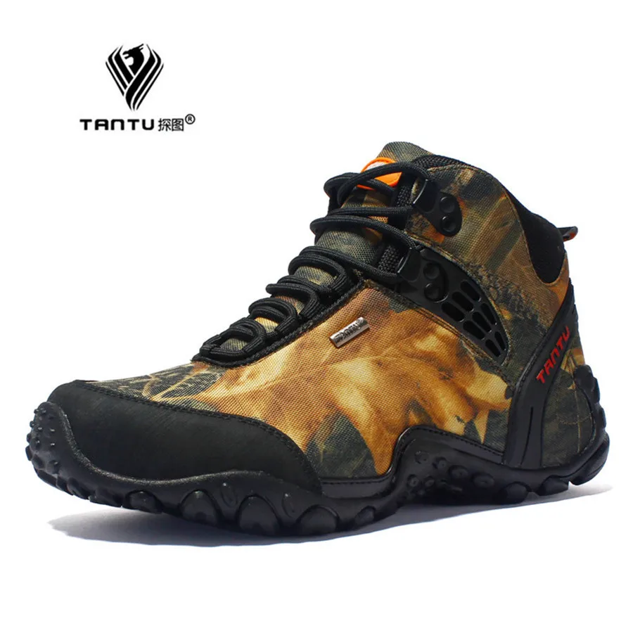 New Men Hiking Boot Waterproof Mountain Trekking High Shoes Breathable Climbing Shoes Leather Outdoor Sport Sneaker Hunting Boot