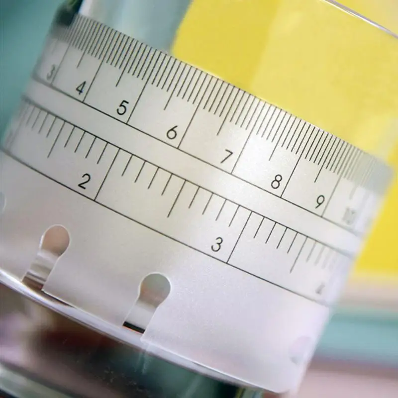 

PVC Separator A5 A6 A7 Bookmark Ruler 6 Holes DIY Binder Notebook Rulers