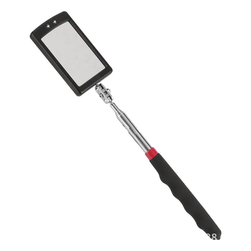 

LED Lighted Vehicle Inspection Mirror Flexible Adjustable Telescoping Mirrors 360 Degree Swivel Extend Car Hand Tools
