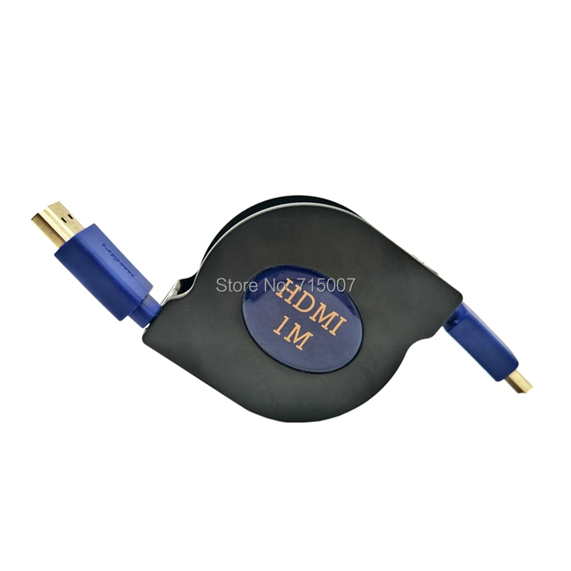 Высокоскоростной пружинный Micro HDMI совместимый с кабелем позолоченный Поддержка