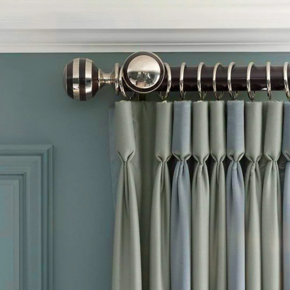 Promotion! Silver Iron Curtain Rings 50 Packs Hanging for Curtains and Rods 4x32mm | Дом и сад