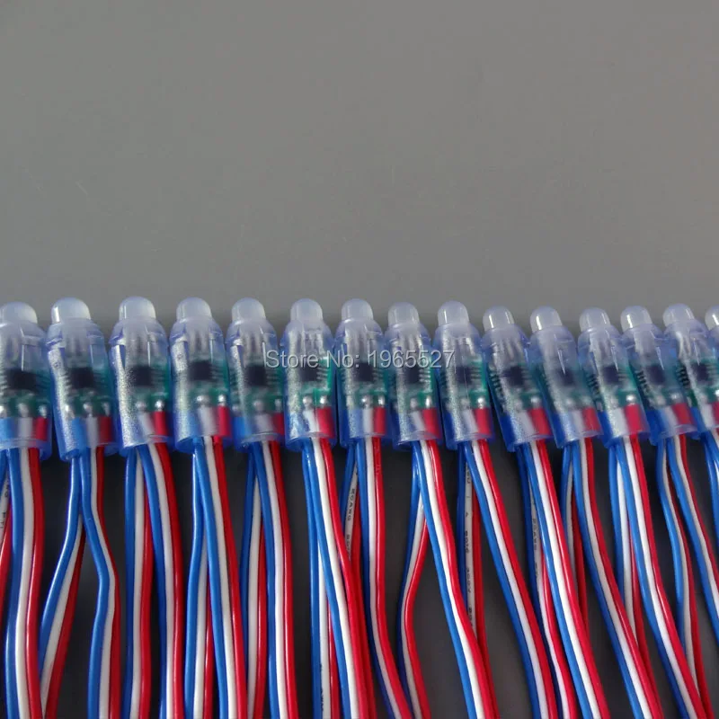 Модифицируемая светодиодная Пиксельная RGB-гирлянда WS2811 UCS1903 SM16703 12 В 100 шт./лот