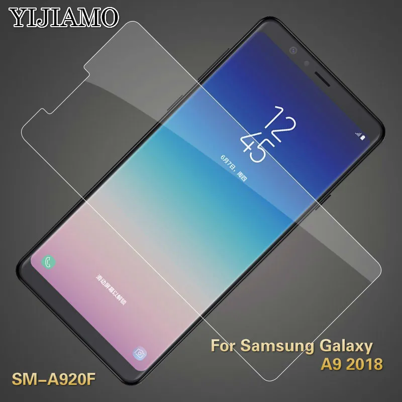 2.5D Взрывозащищенный протектор экрана для Samsung Galaxy A9 2018 закаленное стекло