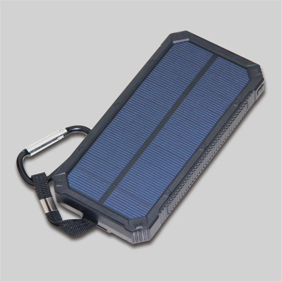 Солнечный напудренный фонарик 5V 1A power bank фонарь высокой яркости наружного