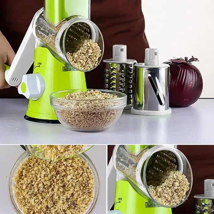 Multi-function Chopper Food Roller Cutter Vegetable Hand Rotary Design Vegetables Grater Kitchen Tool | Дом и сад