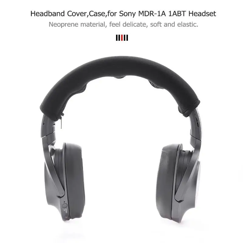 Неопреновый на молнии повязка голову защитный чехол для sony MDR 1A 1ABT