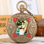 Часы карманные механические с турбийоном, чистая медь