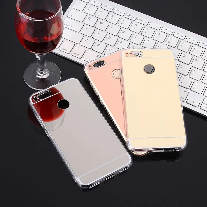 Luxury Soft TPU Mirror Cover Case For Xiaomi Mi8 SE Mi6X A2 5X Redmi Note 5A 4X Prime 6A 6PRO 4A Back Mobile Phone Bag | Мобильные