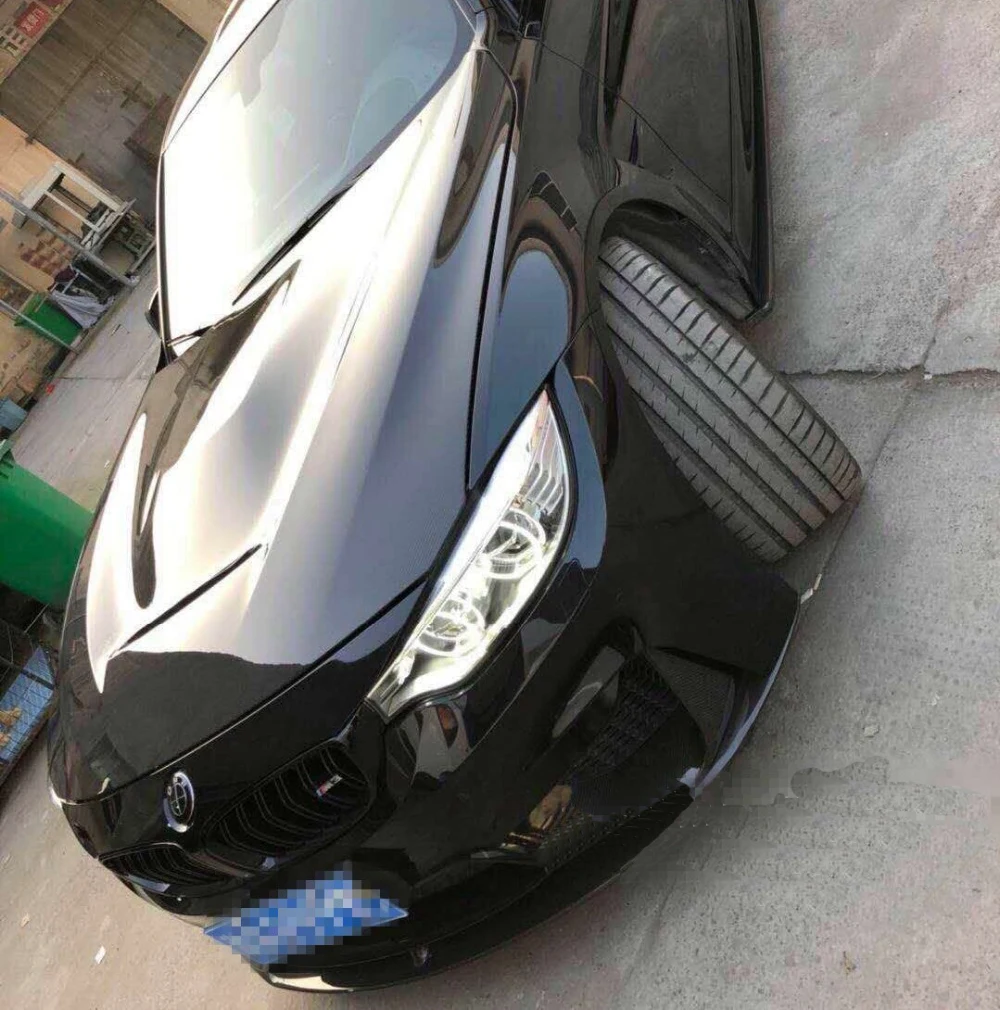 Автомобильный Стайлинг из углеродного волокна GTS Стиль Капот глянцевое волокно